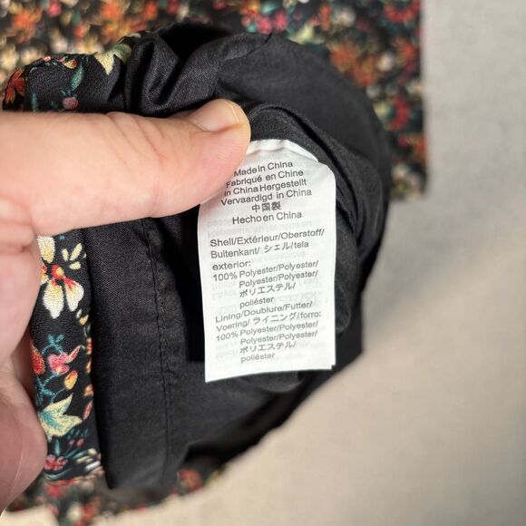 J Crew Mercantile Dress Women’s 2 Mini Floral Cottage Core Prairie Dark Floral - Picture 10 of 15